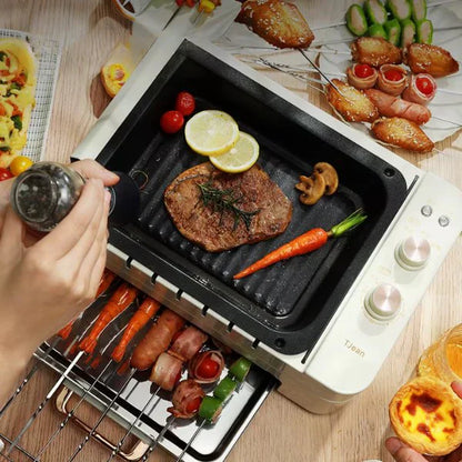GrillChef™ – Parrilla Eléctrica 5 en 1 sin Humo
