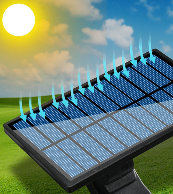 Reflector Led Solar Con 3 Cabezales 800W