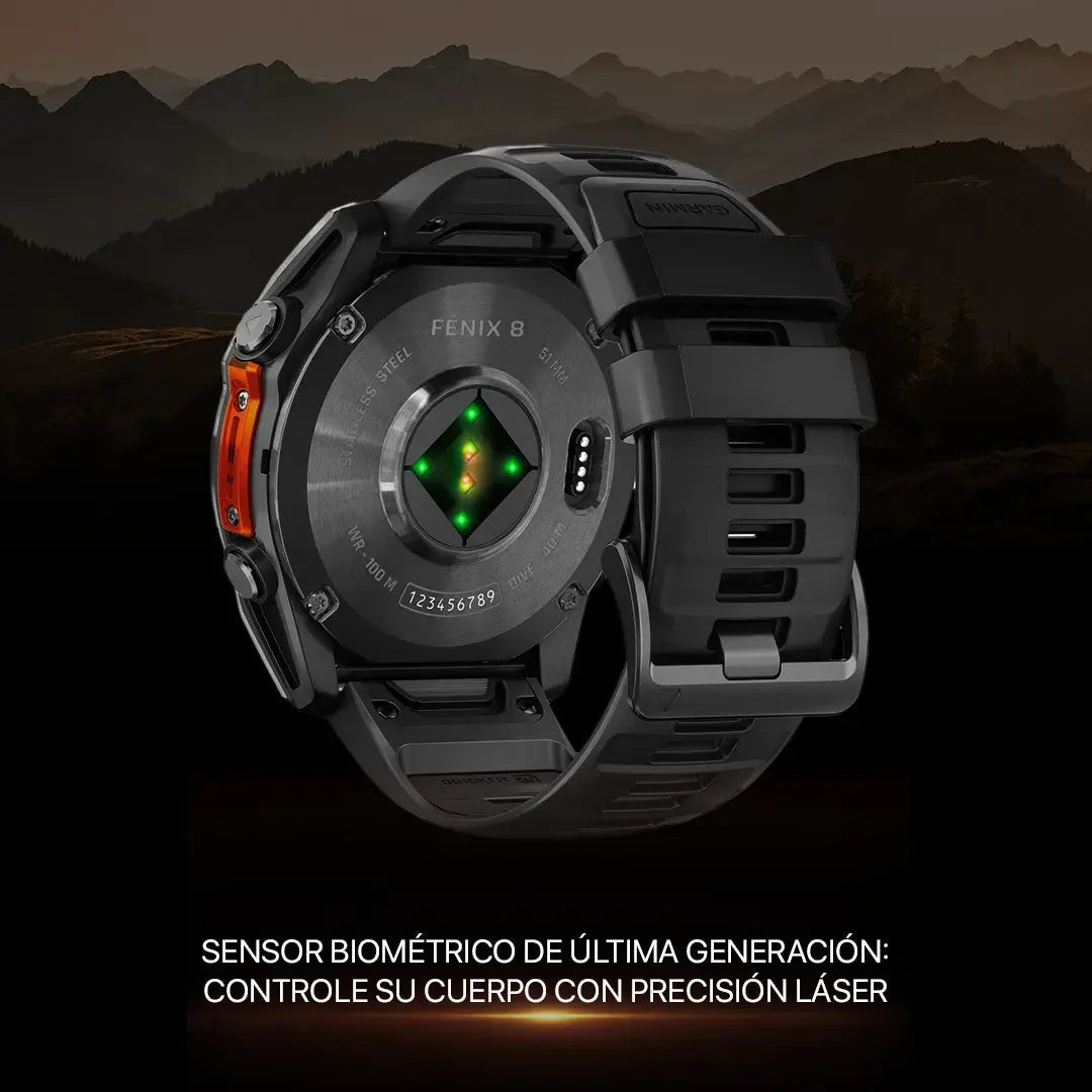 Reloj Garmin Fenix 8 - 51mm + Cinturón de frecuencia cardíaca
